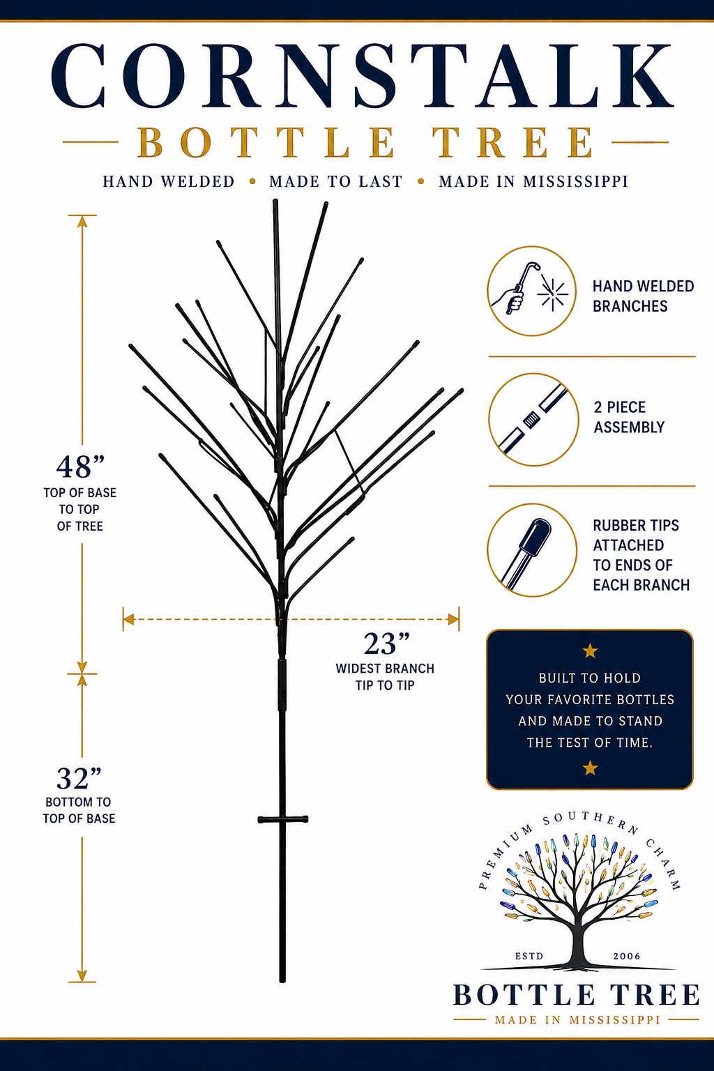 Cornstalk Bottle Tree
