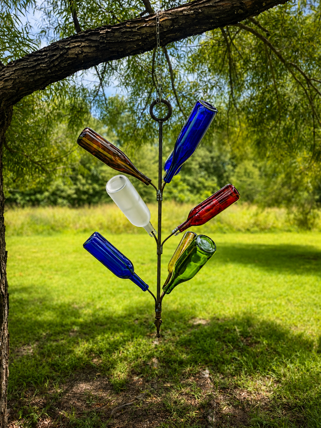 High Glass Bottle Tree