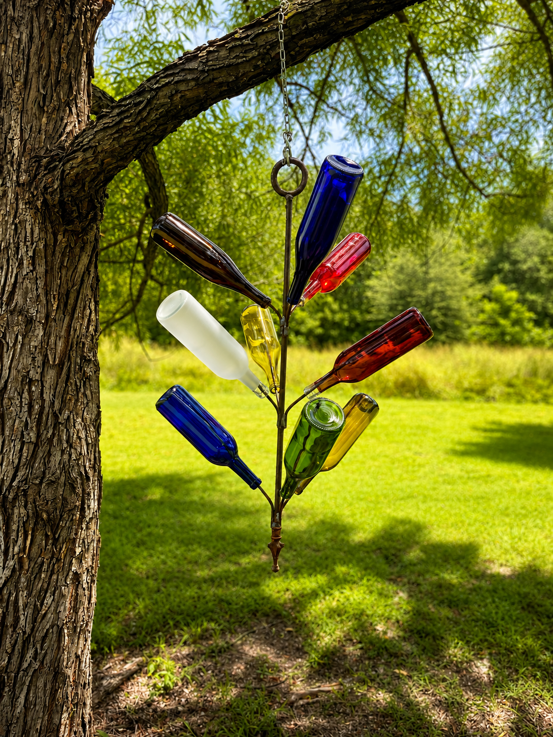 High Glass Bottle Tree