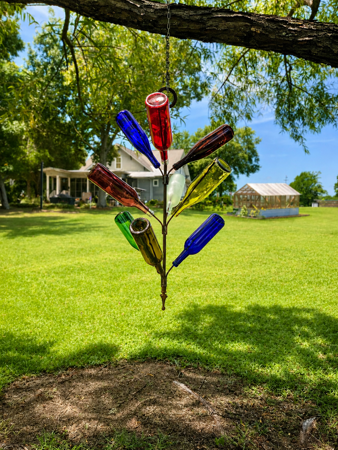 High Glass Bottle Tree