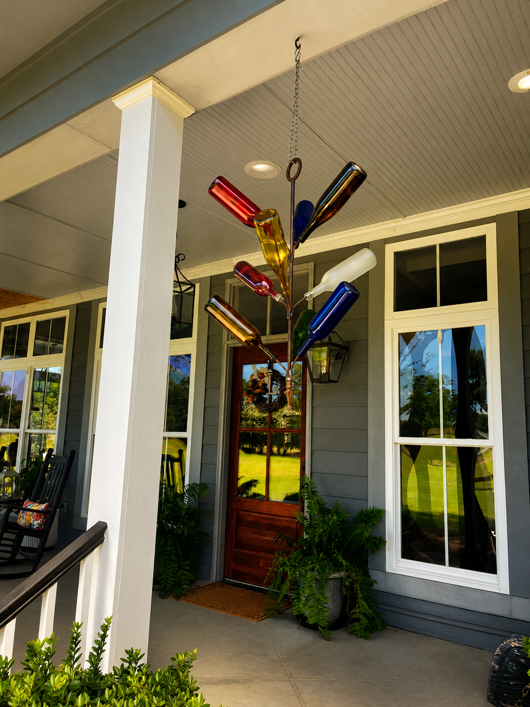 High Glass Bottle Tree