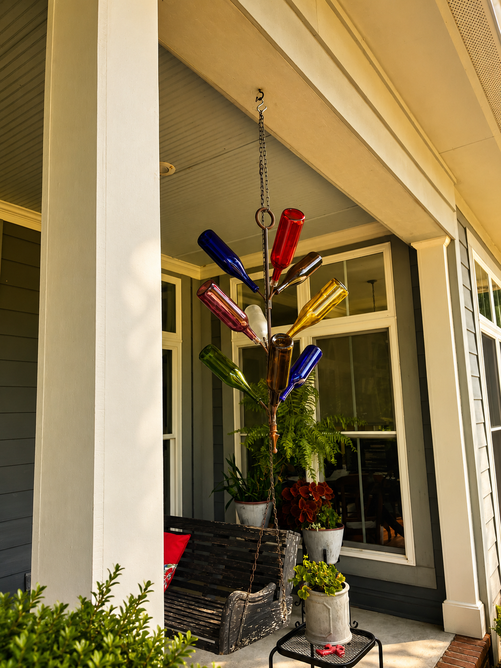 High Glass Bottle Tree