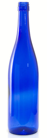 Hock Cobalt Blue glass bottle - perfect for your bottle tree
