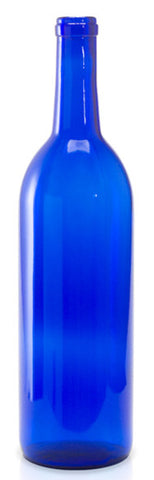 Cobalt blue glass bottle - perfect for your bottle tree