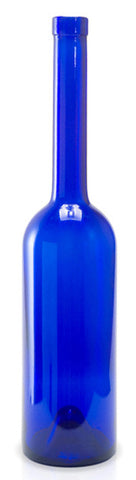 Opera Cobalt Blue glass bottle - perfect for your bottle tree